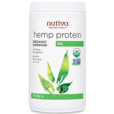 חלבון פרוטאין המפ נוטיבה 454 גרם Nutiva